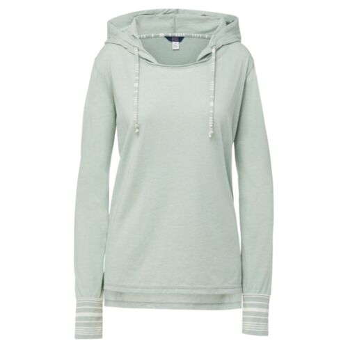 Women's Heathered Jersey Hooded Tunic Thumbnail