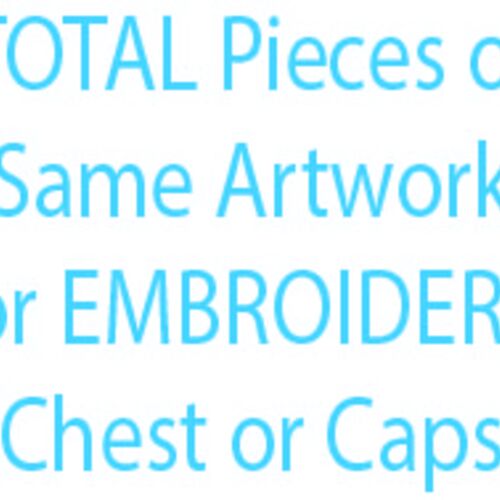 Total Embroidery Pieces With Same Logo Thumbnail
