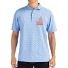 Cutter & Buck Virtue Eco Pique Tile Print Recycled Mens Polo Thumbnail
