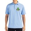 Cutter & Buck Virtue Eco Pique Tile Print Recycled Mens Polo Thumbnail