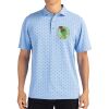 Cutter & Buck Virtue Eco Pique Tile Print Recycled Mens Polo Thumbnail