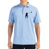 Cutter & Buck Virtue Eco Pique Tile Print Recycled Mens Polo Thumbnail